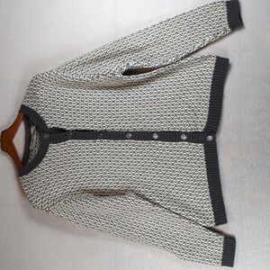 Club Classics Womens Vintage Grandmacore Button Cardigan Sweater‎ Size L